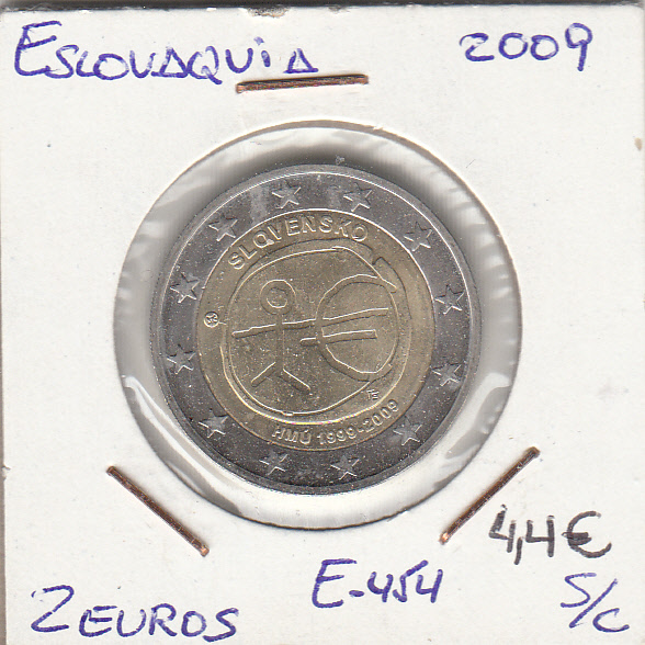 E0454 MONEDA ESLOVAQUIA 2 EUROS 2009 SIN CIRCULAR