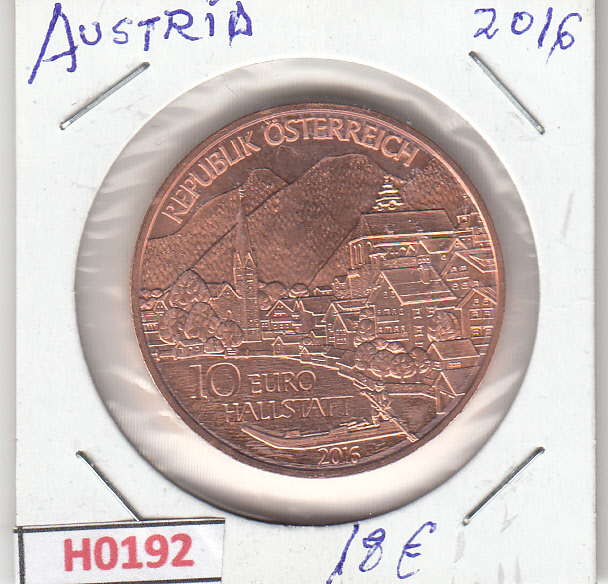 H0192 MONEDA AUSTRIA 5 EUROS 2016 SIN CIRCULAR