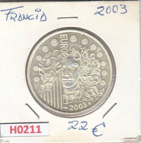H0211 MONEDA FRANCIA 1/4 EURO 2003 SIN CIRCULAR