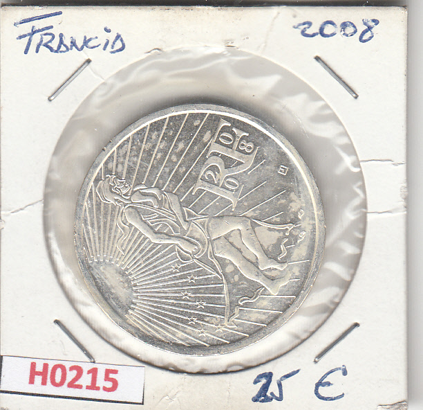 H0215 MONEDA FRANCIA 15 EUROS 2008 SIN CIRCULAR