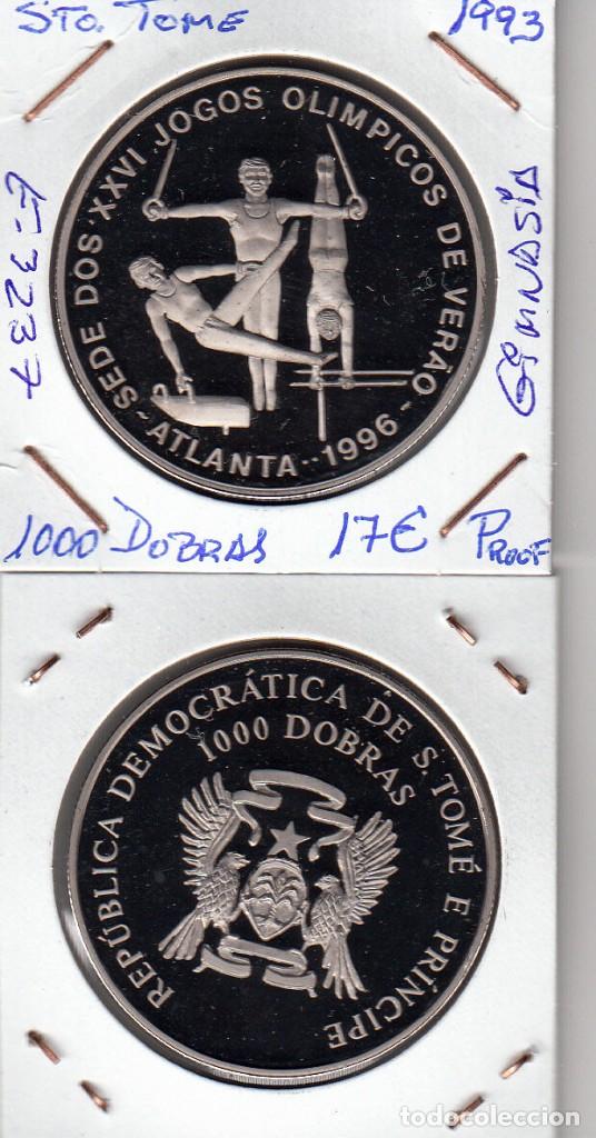 MONEDA SANTO TOME Y PRÍNCIPE 1000 DOBRAS 1993