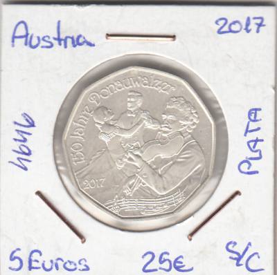 MONEDA AUSTRIA 5 EUROS 2017 PLATA