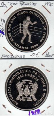 MONEDA SANTO TOME PRÍNCIPE 1000 DOBRAS 1996