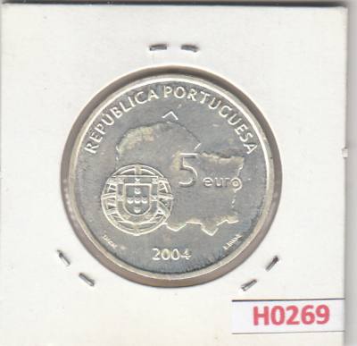 H0269 MONEDA PORTUGAL 5 EUROS 2004 SIN CIRCULAR