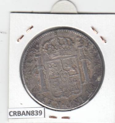 CRBAN839 MONEDA ESPAÑA CARLOS III 8 REALES MEXICO 1788 PLATA 