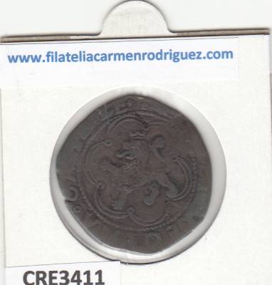 CRE3411 MONEDA ESPAÑA FELIPE II 4 CUARTOS 1556-1598