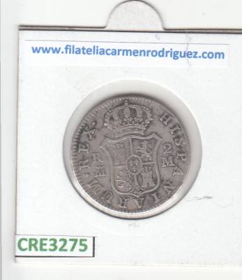 CRE3275 MONEDA ESPAÑA CARLOS III 2 REALES 1788 MADRID BC