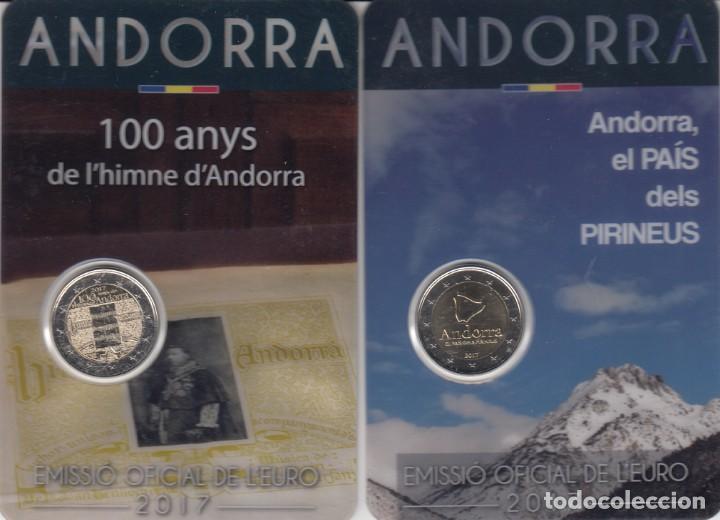 2 CARTERA ANDORRA MONEDAS 2 EUROS 2017