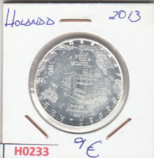 H0233 MONEDA HOLANDA 5 EUROS 2013 SIN CIRCULAR
