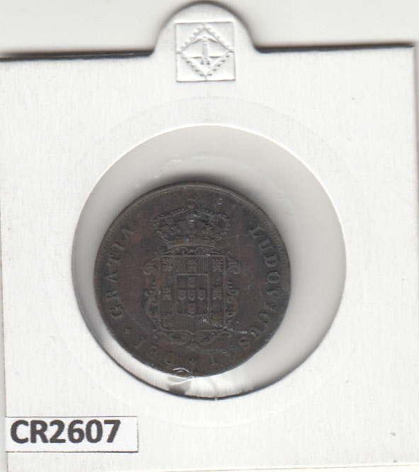 CR2607 MONEDA PORTUGAL LUIS I 3 REIS 1875