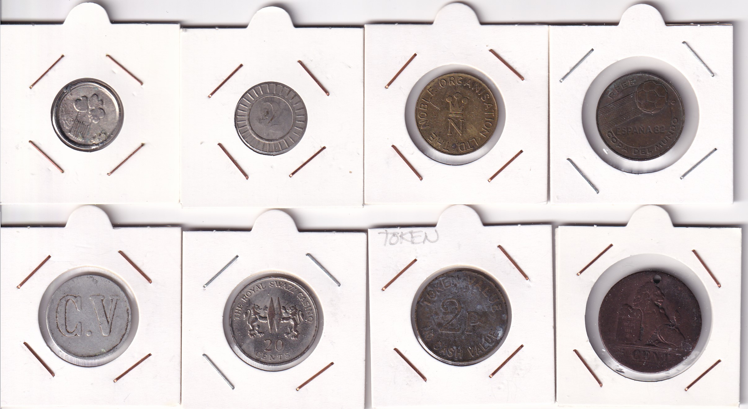 CRMLOTE04 LOTE DE 8 FICHAS PENDIENTE DE CATALOGAR