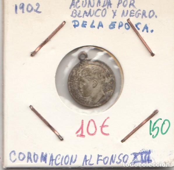MEDALLA CORONACIÓN ALFONSO XIII 1902