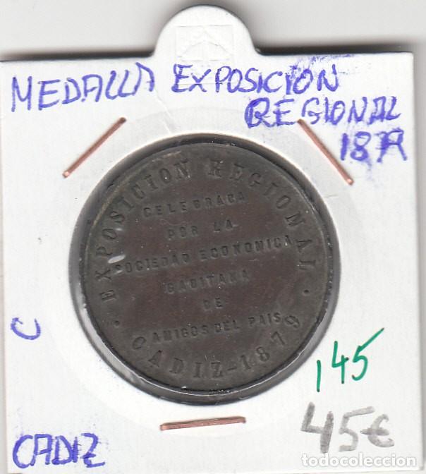 MEDALLA EXPOSICIÓN REGIONAL CÁDIZ 1879