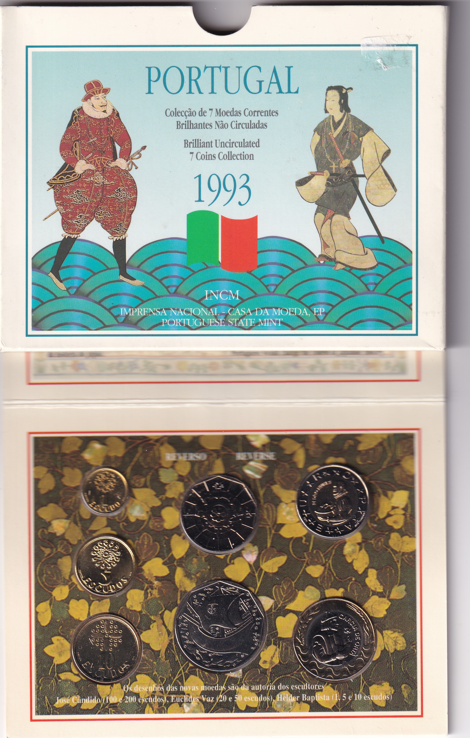 CRC0192 CARTERA PORTUGAL 1993 7 VALORES