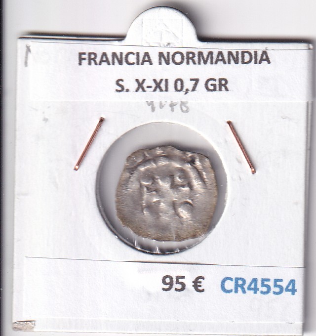CR4554 MONEDA FRANCIA NORMANDIA S. X-XI 0,7 GR