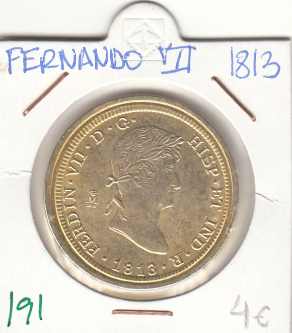 CRM0191 MEDALLA ESPAÑA FERNANDO VII 1813 