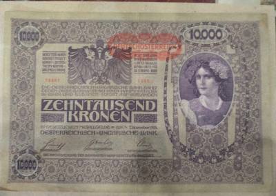 BILLETE AUSTRIA 10000 KRONEN 1918 MBC