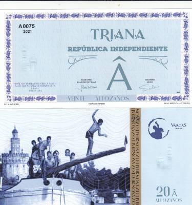 T001 BILLETE SERIE TRIANA REPUBLICA INDEPENDIENTE