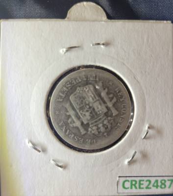 CRE2487 Moneda España Alfonso XII 1 Peseta 1883