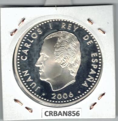 CRBAN856 MONEDA ESPAÑA 10 EURO CAROLUS IMPERATOR PLATA PROOF 2006