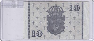 CRBX2811 BILLETE SUECIA 10 KRONOR 1951 MBC