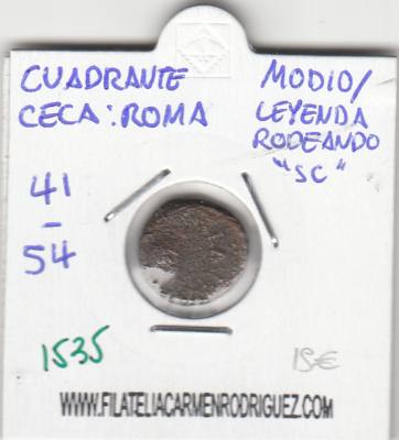 CRE1535 MONEDA ROMANA CUADRANTE VER DESCRIPCION EN FOTO