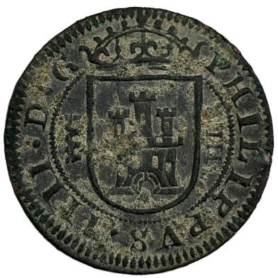 CRE6911 MONEDA ESPAÑA FELIPE IV 4 MARAVEDIS 1625 SEGOVIA