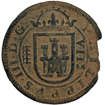 CRE6718 MONEDA ESPAÑA FELIPE III 8 MARAVEDIS 1590-1621 SEGOVIA