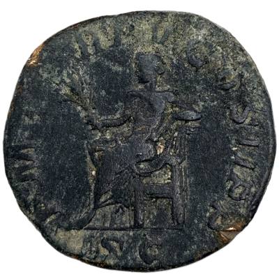 CRE7260 MONEDA ROMAMA SESTERCIO ROMA GORDIANO III APOLO 241-244