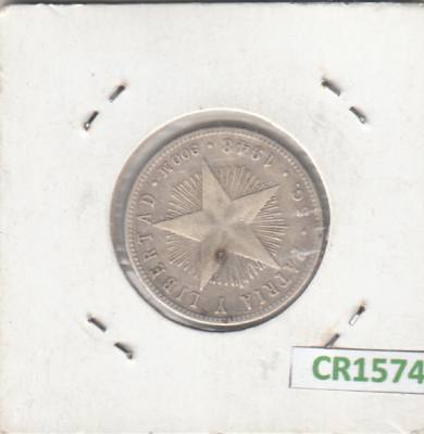 CR1574 MONEDA CUBA 20 CENTAVOS 1948 PLATA MBC 