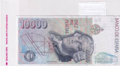 CRBS2979 BILLETE ESPAÑA 10000 PESETAS 1992 MBC SERIE 1X