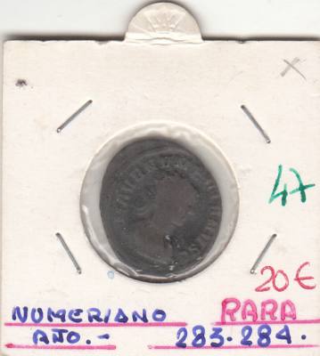 HEXP047 MONEDA ROMANA NUMERIANO AÑO 283-284 RARA 
