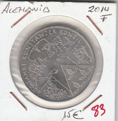 H0083 MONEDA ALEMANIA 10 EUROS 2014F SIN CIRCULAR 