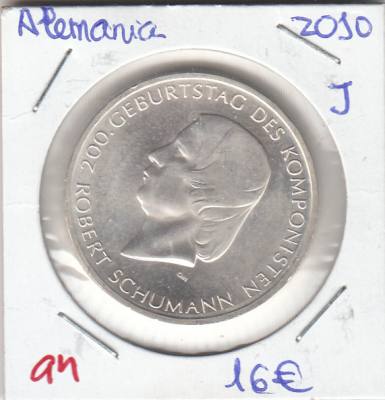 H0094 MONEDA ALEMANIA 10 EUROS 2010J SIN CIRCULAR 