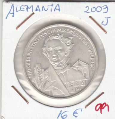H0099 MONEDA ALEMANIA 10 EUROS 2003J SIN CIRCULAR 