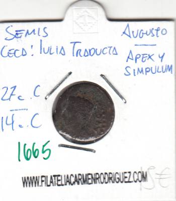 CRE1665 Semis Iulia Traducta Augusto 27 a.C-14 a.C