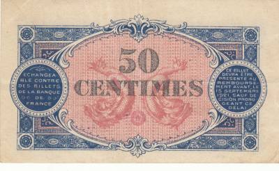 CRBX229 BILLETE FRANCIA 50 CENTIMES 1916 MBC 
