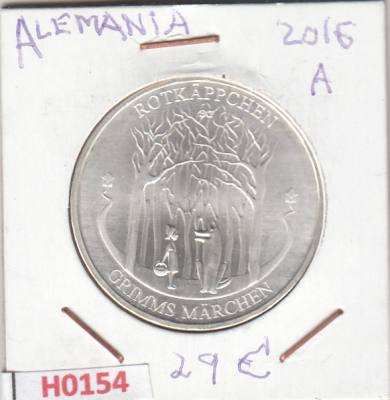 H0154 MONEDA ALEMANIA 20 EUROS 2016A SIN CIRCULAR