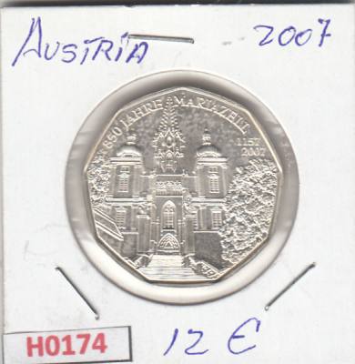 H0174 MONEDA AUSTRIA 5 EUROS 2007 SIN CIRCULAR