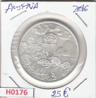 H0176 MONEDA AUSTRIA 10 EUROS 2016 SIN CIRCULAR