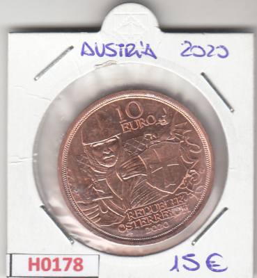 H0178 MONEDA AUSTRIA 10 EUROS 2020 SIN CIRCULAR