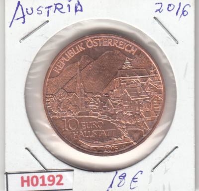 H0192 MONEDA AUSTRIA 5 EUROS 2016 SIN CIRCULAR