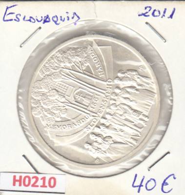 H0210 MONEDA ESLOVAQUIA 10 EUROS 2011 SIN CIRCULAR