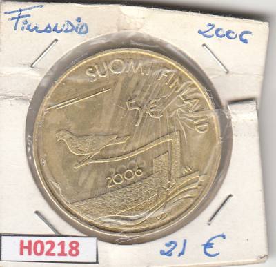 H0218 MONEDA FINLANDIA 5 EUROS 2006 EBC 