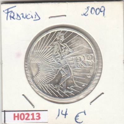 H0213 MONEDA FRANCIA 10 EUROS 2009 SIN CIRCULAR 
