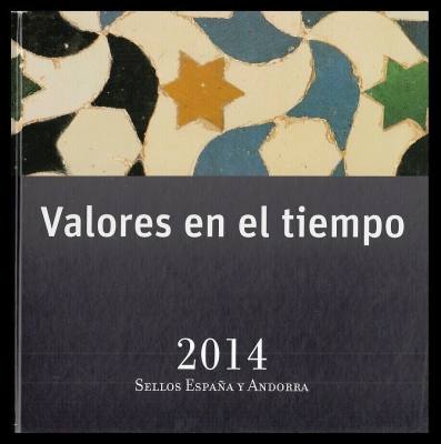 L026 ALBUM OFICIAL DE CORREOS DE ESPAÑA Y ANDORRA 2014 INCLUYE TODOS LOS SELLOS