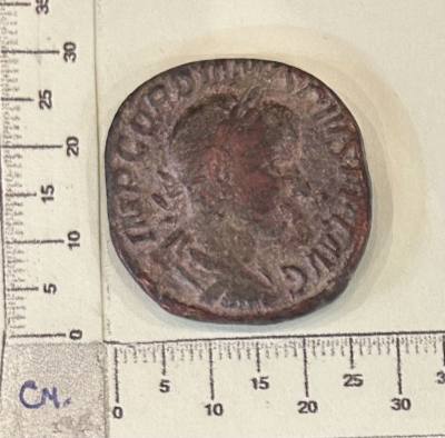 CRBAN160 MONEDA ROMANA SESTERCIO GORDIANO III 240 BC 