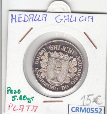 CRM0552 MEDALLA GALICIA PLATA 5,80 GTA,PS 
