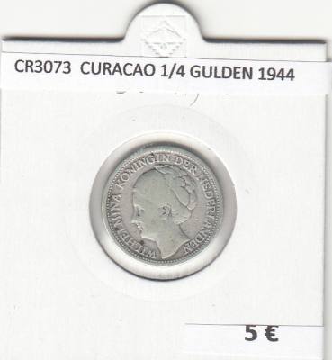 CR3073 MONEDA CURACAO 1/4 GULDEN 1944 BC