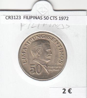 CR3123 MONEDA FILIPINAS 50 CENTIMOS 1972 MBC